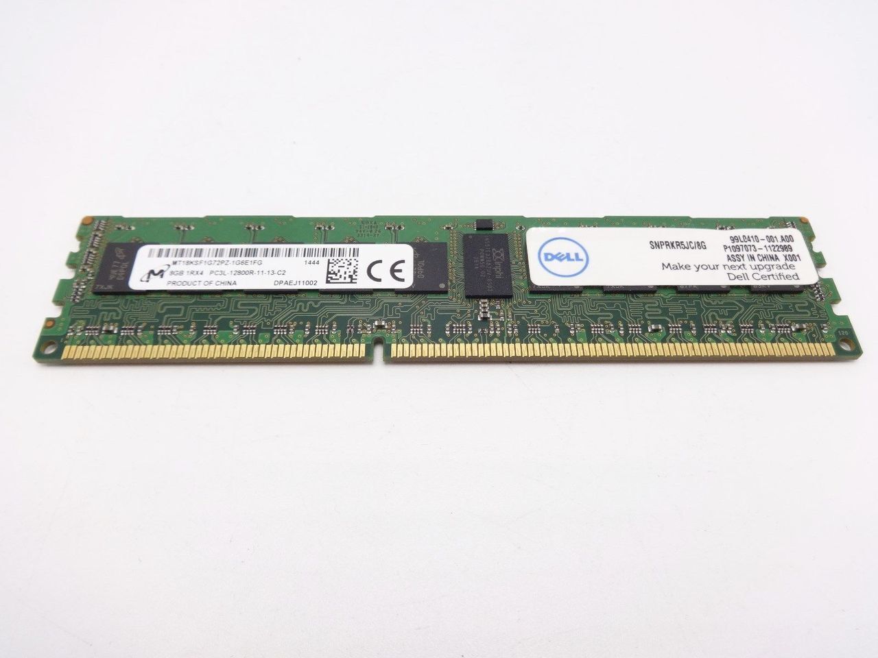 Micron MT18KSF1G72PZ-1G6E1 8GB PC3L 12800R 1RX4 Memory Dimm Server Memory