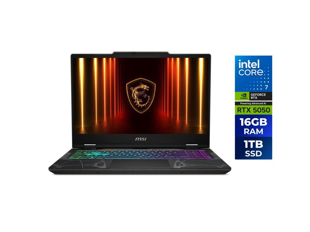 MSI Cyborg 15 - 15.6" FHD 144 Hz - Intel Core 7 240H - GeForce RTX 5050 - 16GB D