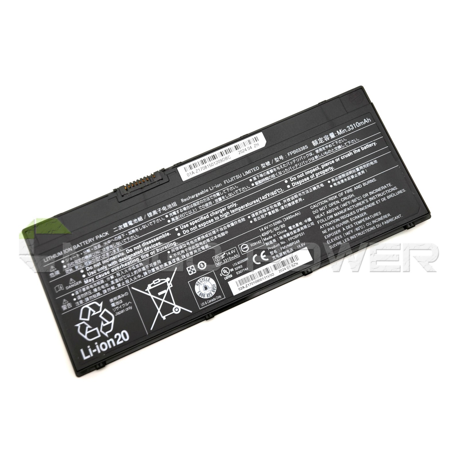 New Genuine FPB0338S FPCBP529 Battery for Fujitsu LifeBook U747 U748 U757 U758
