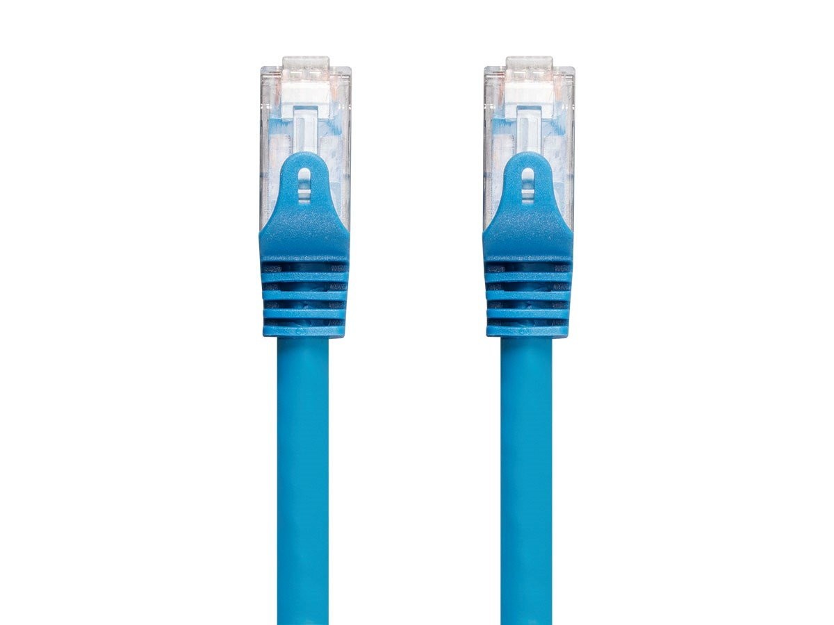Cat6 50ft Blue CMP Patch Cable UTP Solid 23AWG 550MHz 50 Feet,