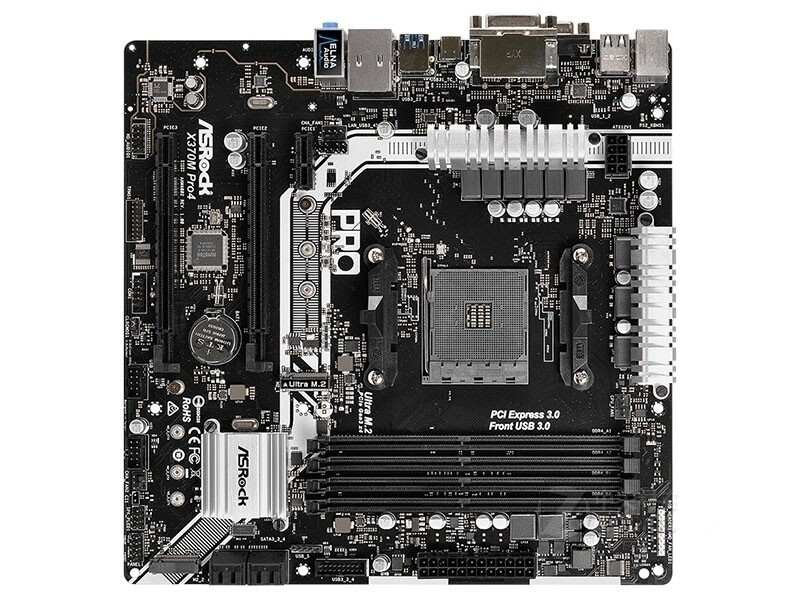 For ASROCK X370M PRO4 motherboard X370 DDR4 64G VGA+DVI+HDMI M-ATX Tested OK
