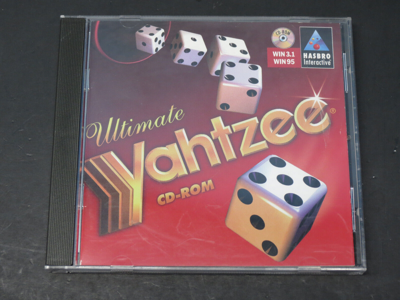 Vintage Ultimate Yahtzee PC Game for Win 3.1/ 95 c.1996 from Hasbro Interactive