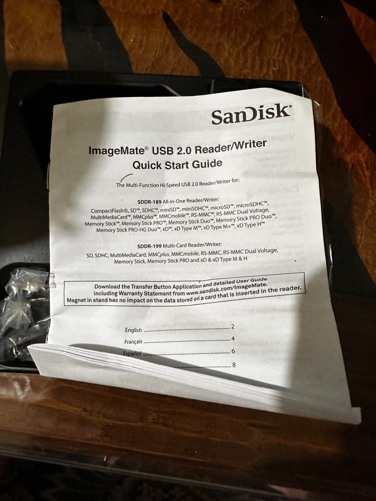 SanDisk ImageMate All-in-One USB 2.0 Card Reader SDDR-189 New In Open Box