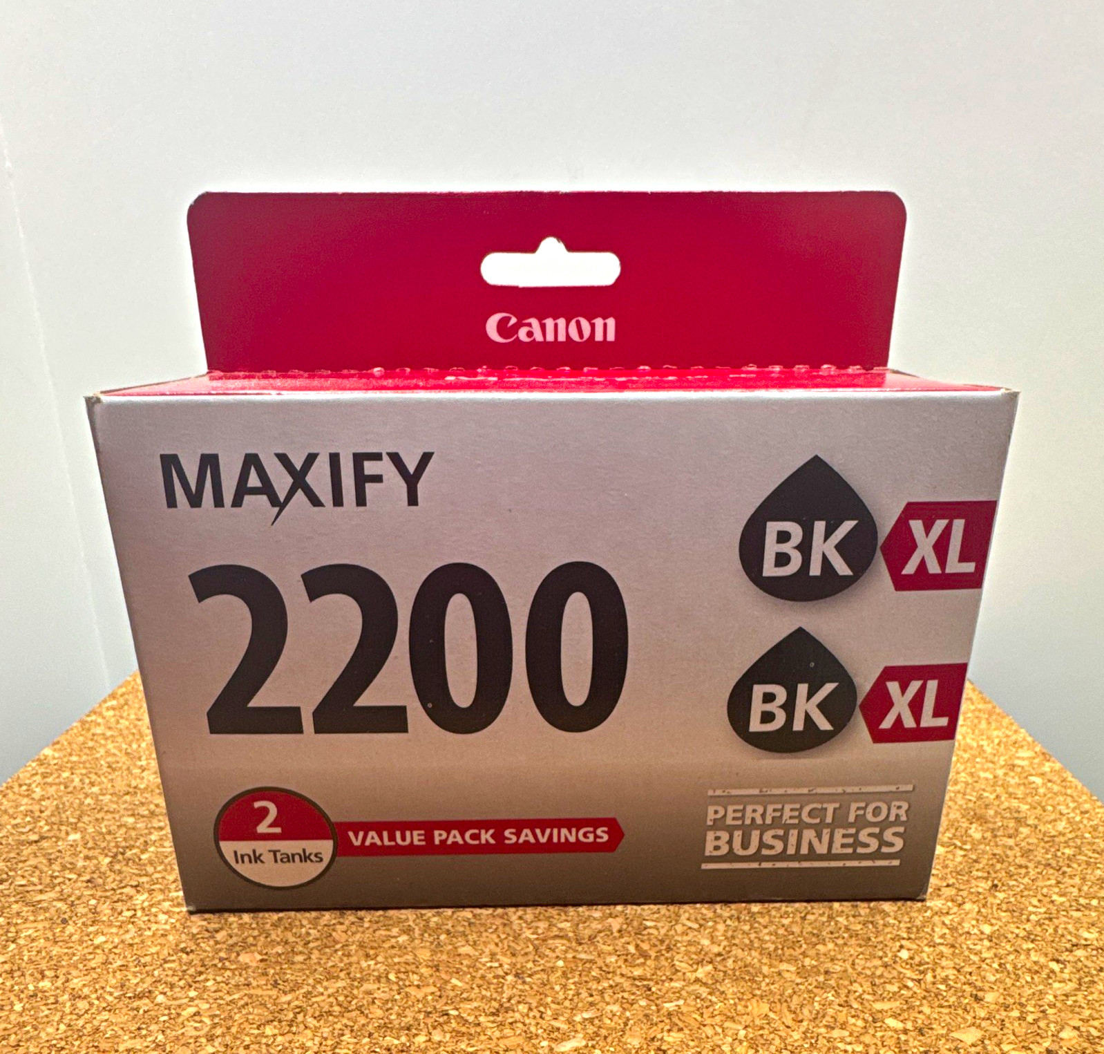 Canon Genuine PGI-2200XL Black Ink Tank Value Pack 2-Pack MAXIFY 2200