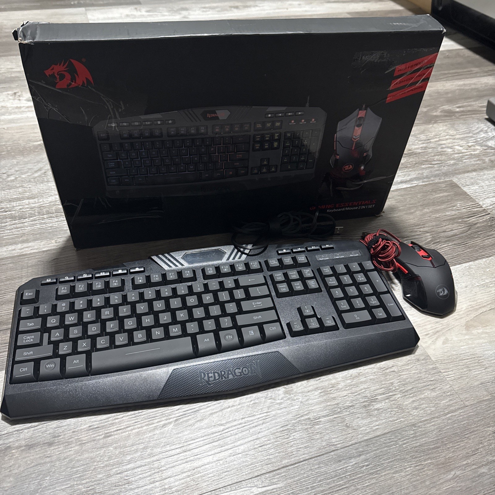Redragon Gaming Keyboard & Mouse Combo S101-3 - RGB - Wired