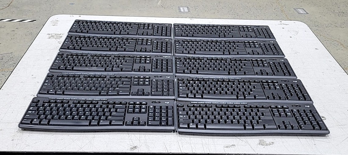 Lot Of 10* LOGITECH K270 820-006477 Wireless Keyboard SEE NOTES