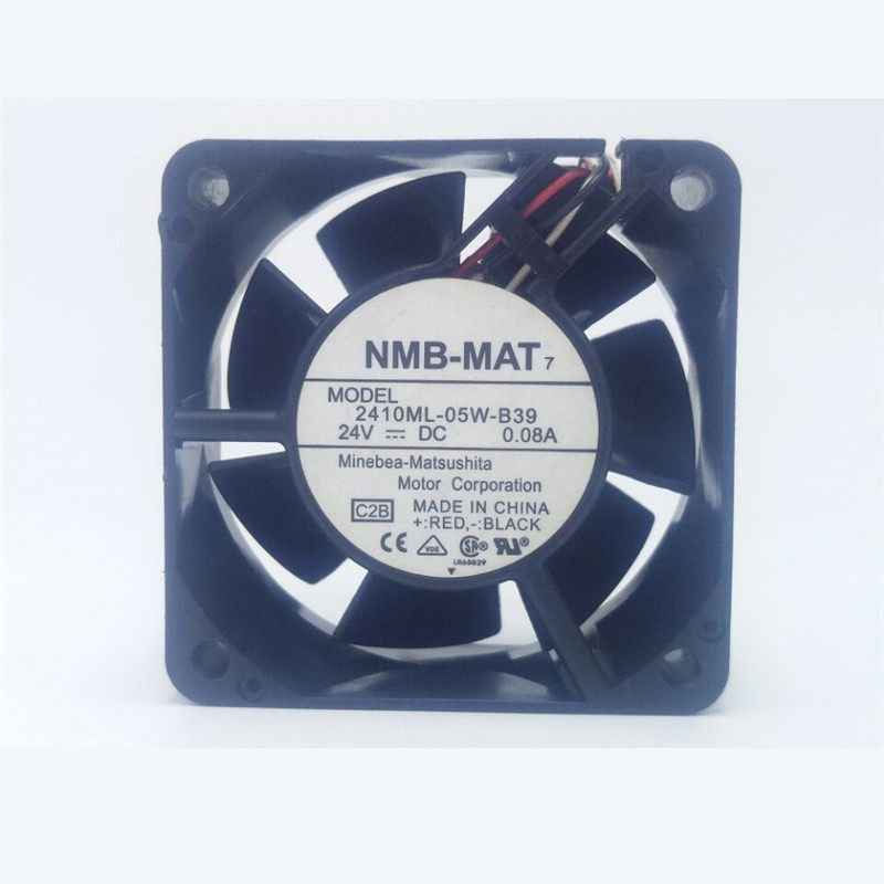 1PCS NMB 2410ML-05W-B39 DC 24 V 0.08 A 6025 Fan