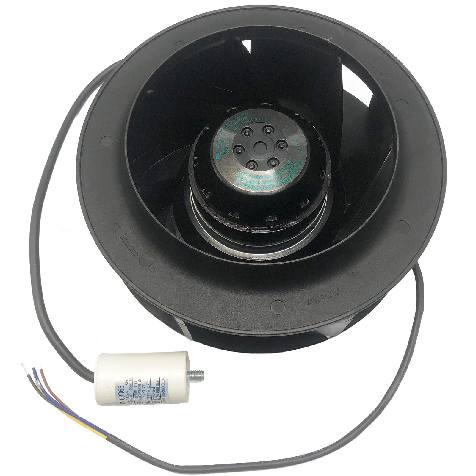 New 1Pc 230VAC 225MM 135W R2E225-BD92-09 M2E068-DF Centrifugal fan for Ebmpaps