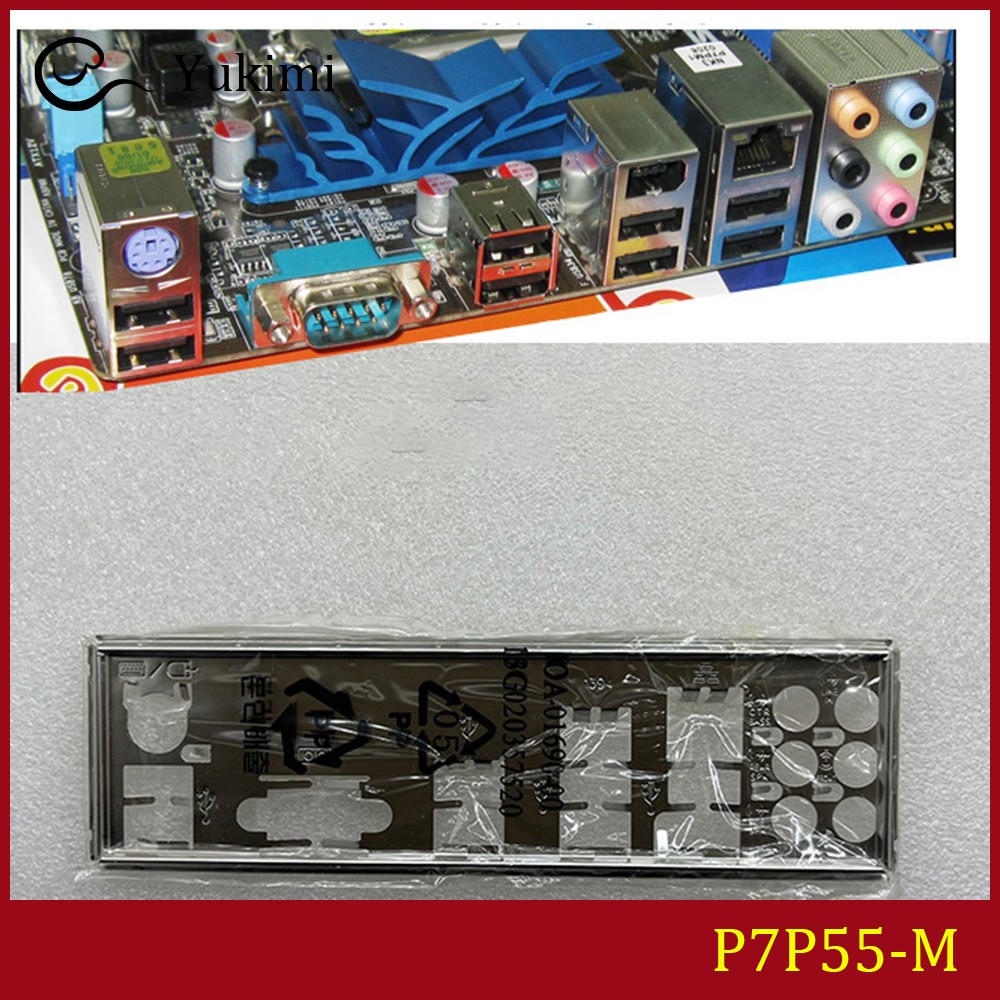 NEW FOR ASUS P7P55-M Ｍotherboard I/O Shield Backplate