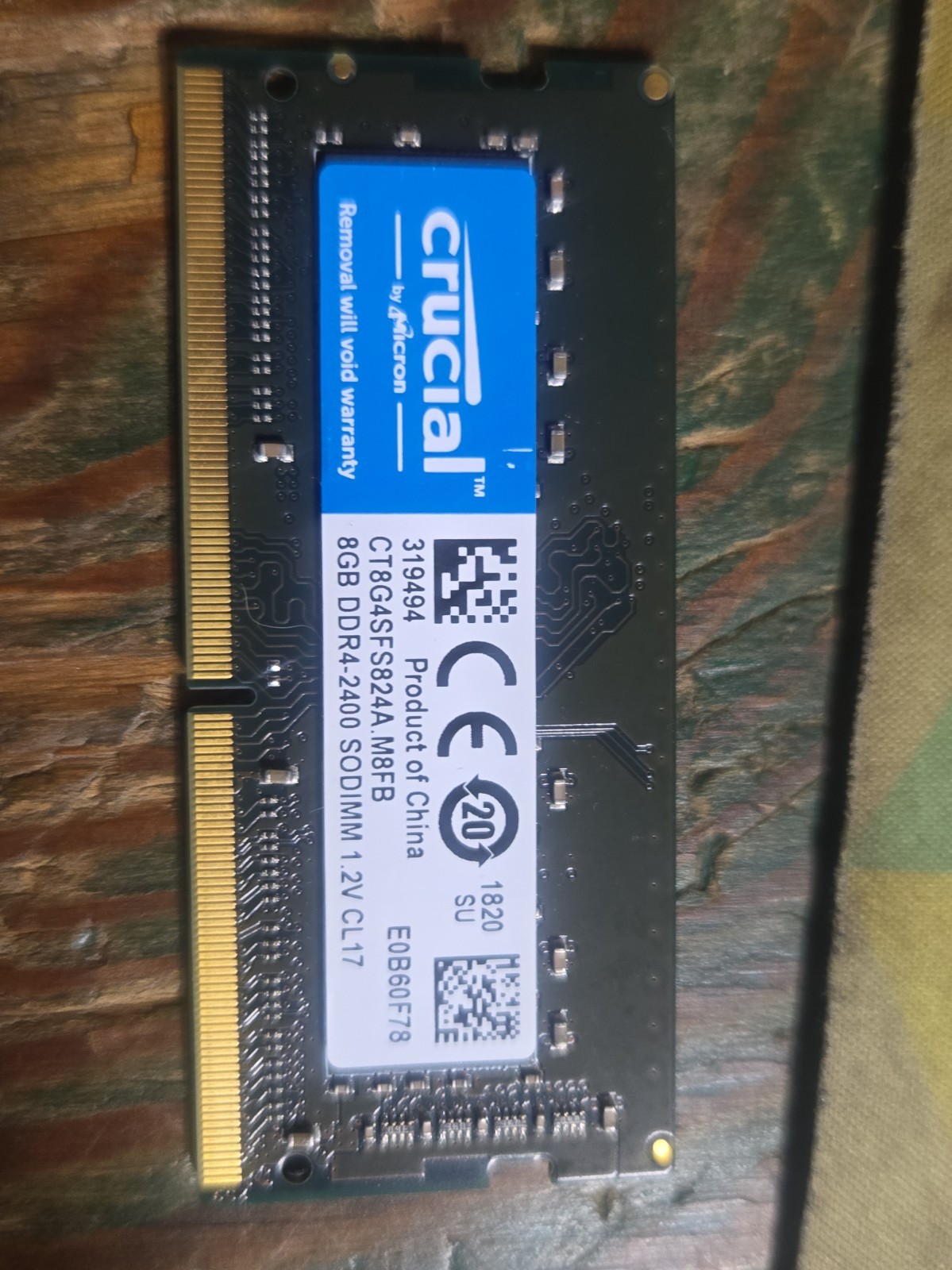 Crucial CT8G4SFS824A 8GB Memory RAM