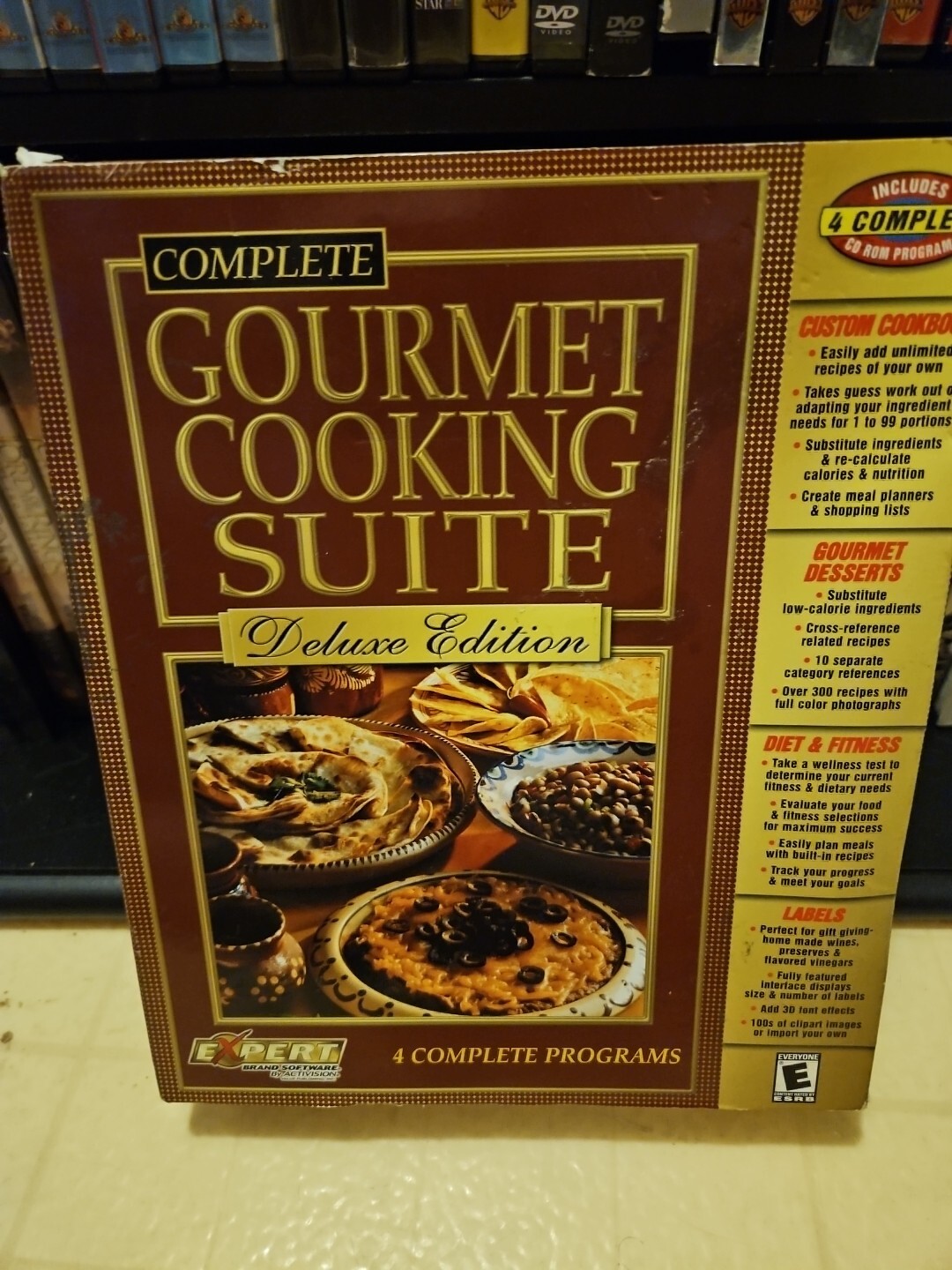 Rare Big Box PC Video Game Gourmet Cooking Suite Deluxe Edition - Complete