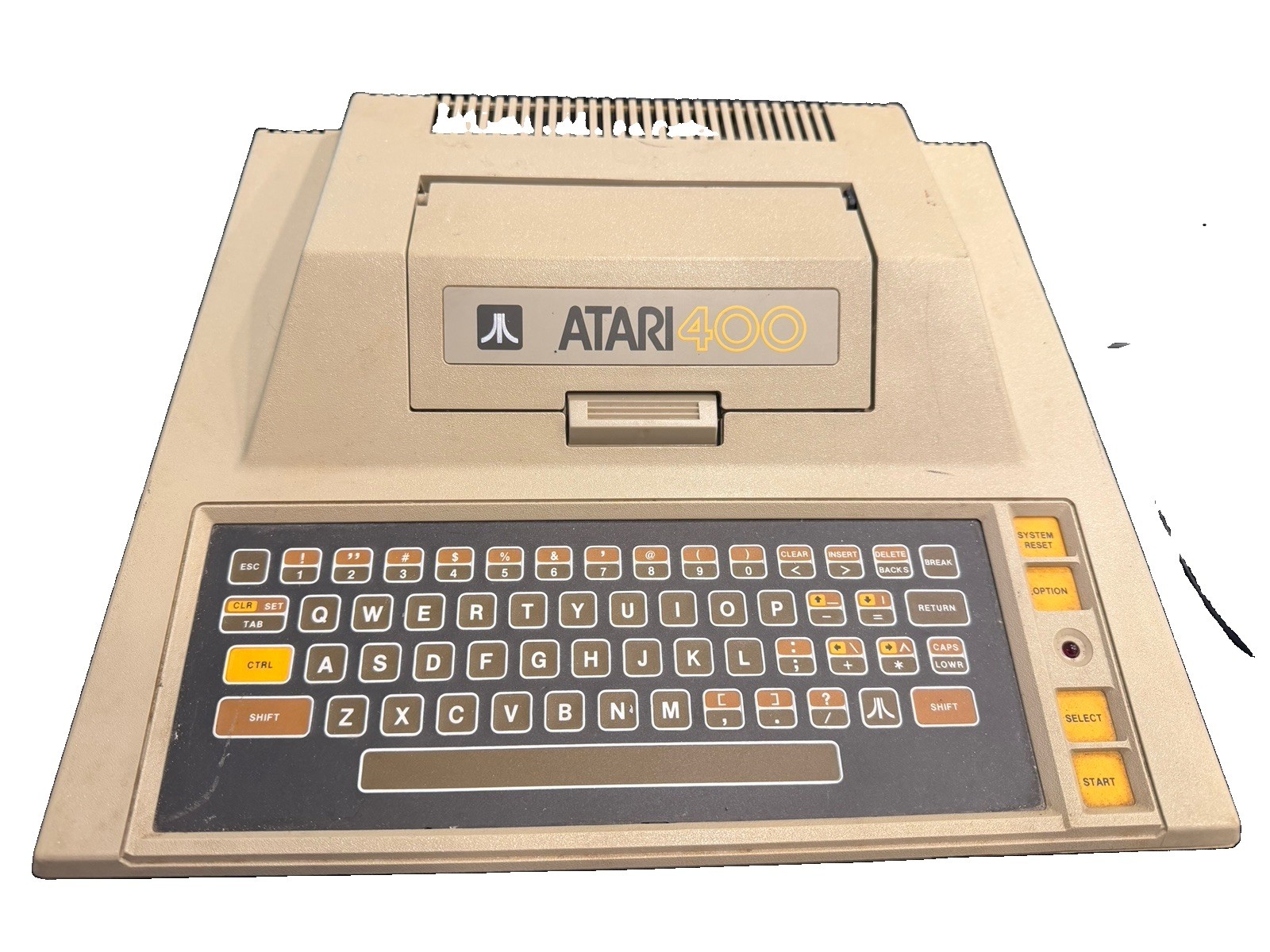 Vintage Atari 400 Computer Console and 410 Program Recorder parts Only + Games