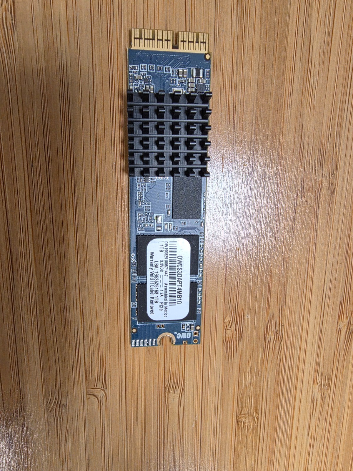 OWC 1TB Aura Pro X2 (GEN  3) SSD Upgrade Compatible with Mac Pro (Late 2013)