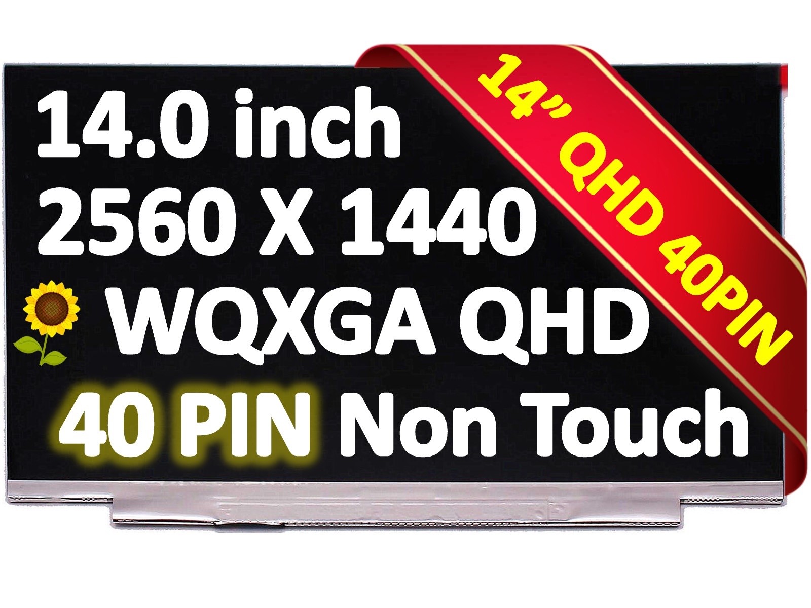 LP140QH2 SPB1 FRU 00NY664 40 pin Non-Touch WQHD IPS LED LCD Screen Panel Display