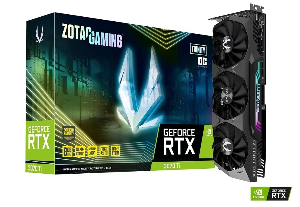 ZOTAC Gaming GeForce RTX™ 3070 Ti Trinity OC 8GB GDDR6X 256-bit 19 Gbps PC
