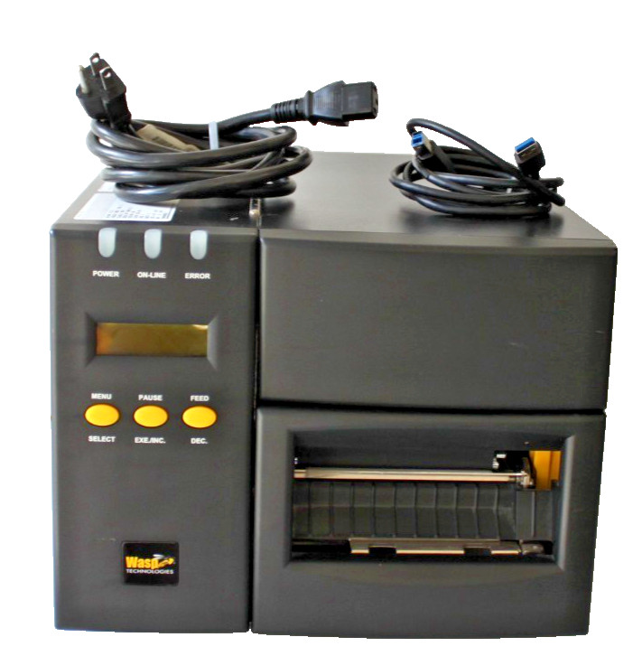 WASP WPL606 Industrial Thermal Transfer Barcode Label Printer USB Mile Unknown