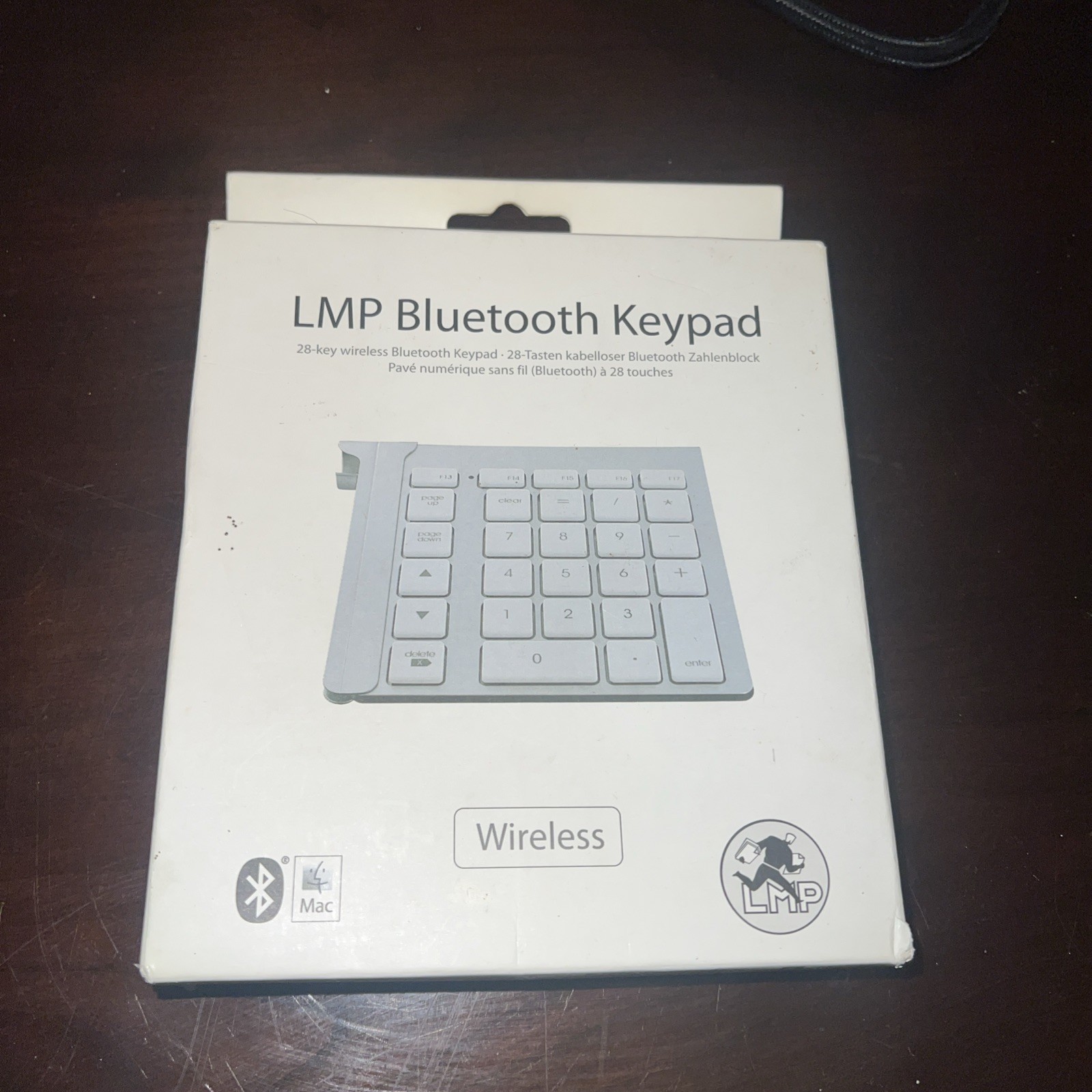 LMP Bluetooth Key Pad Model: WKP-1314, 28 key For Apple/Mac