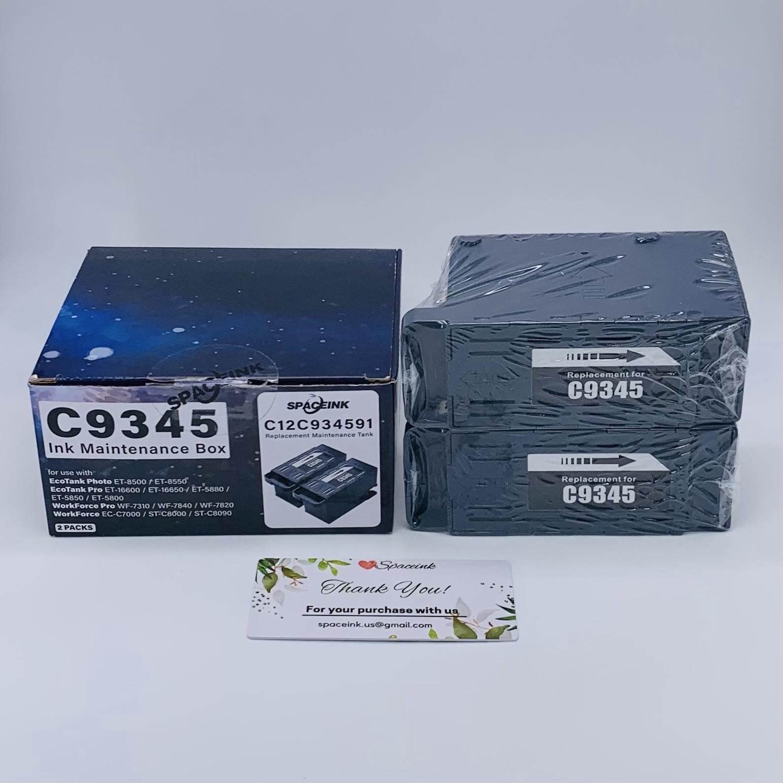 2 Pack Spaceink C9345 C12C934591 Ink Maintenance Box for EcoTank Photo… Open Box