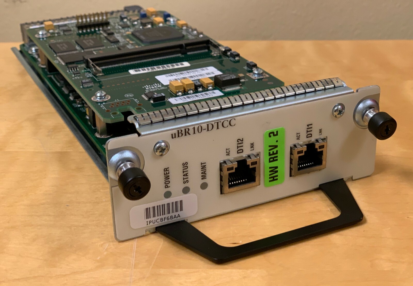 Cisco UBR10-DTCC REV 02    ** UPGRADED Card, Robust, Failure Resistant **   DTCC