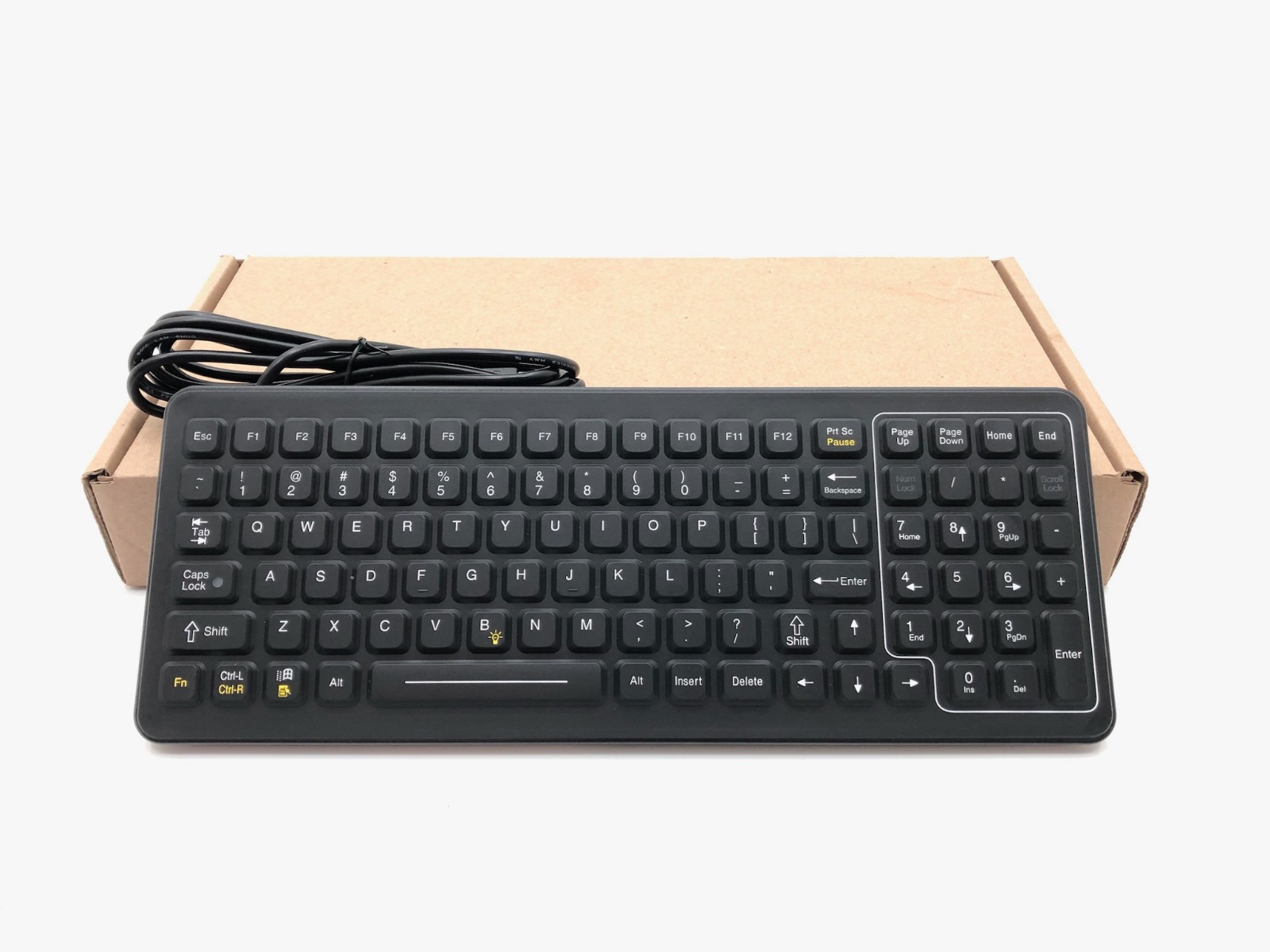 NEW IKEY SLK-101-USB Slimkey SK-101 NEMA 4X Waterproof Rugged Computer Keyboard