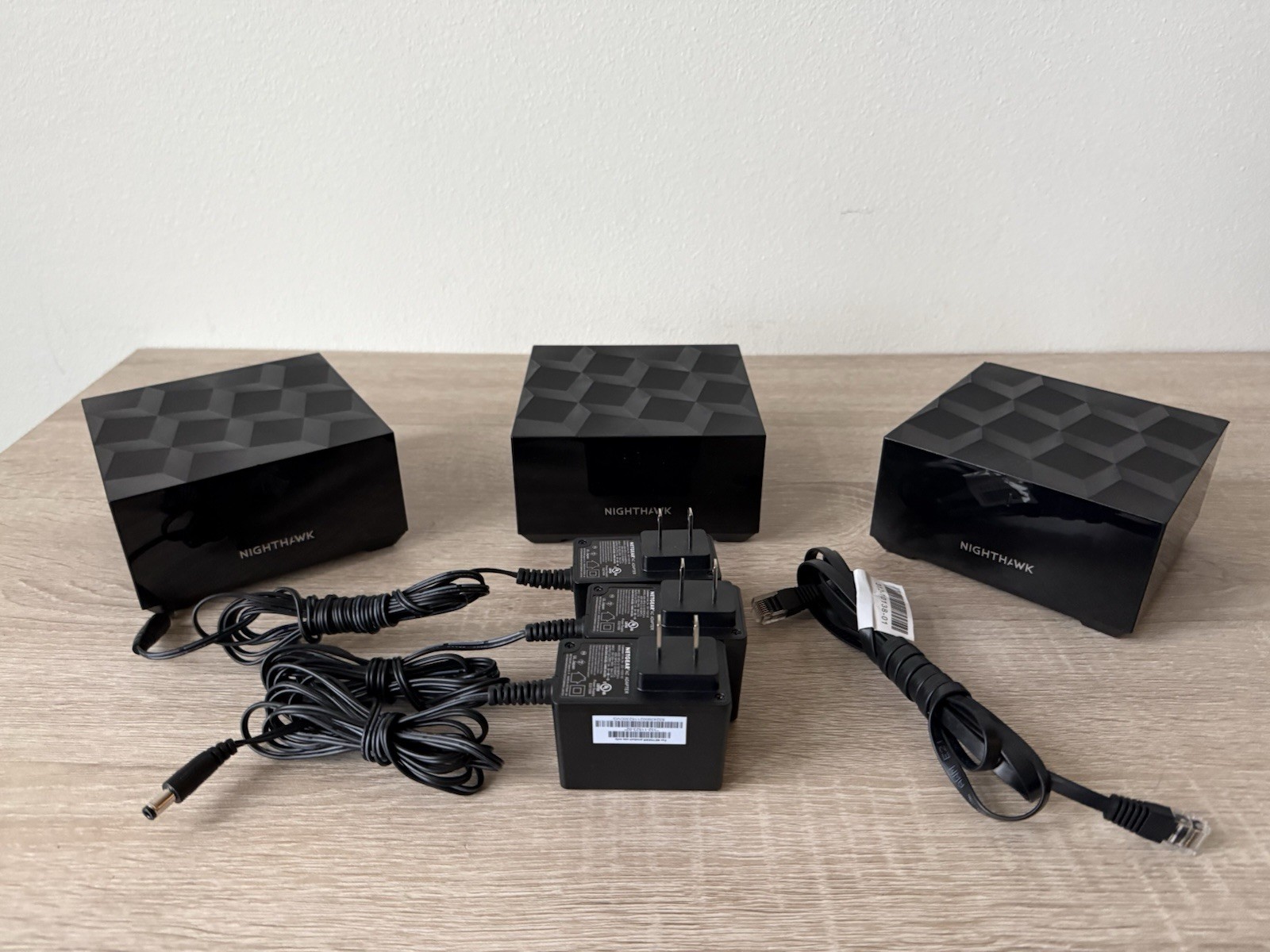 NETGEAR Nighthawk MR70 MS70 Black Mesh WiFi 6 Router Satellite System 3 Pack