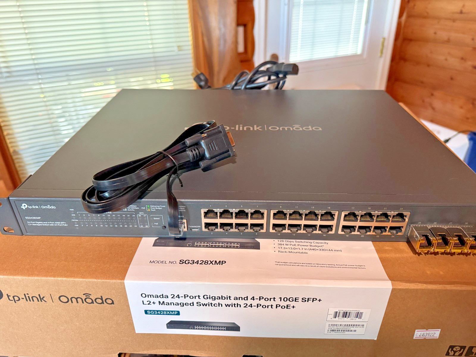 TP-Link Switch JetStream TL-SG3428XMP 24Port Gigabit POE with 4 10G SFP Included
