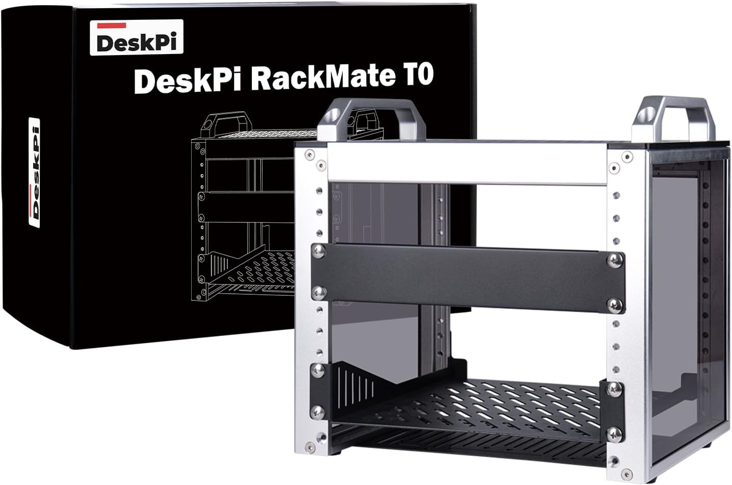 GeeekPi 4U Server Cabinet, 10 inch Server Rack for Network, Servers, Audio, a...