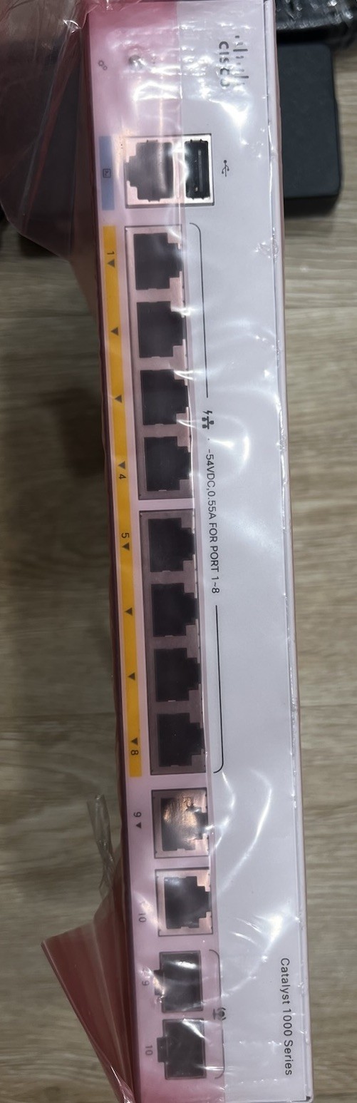 Cisco C1000-8T-2G-L Catalyst 1000 Series 8-Port PoE Switch