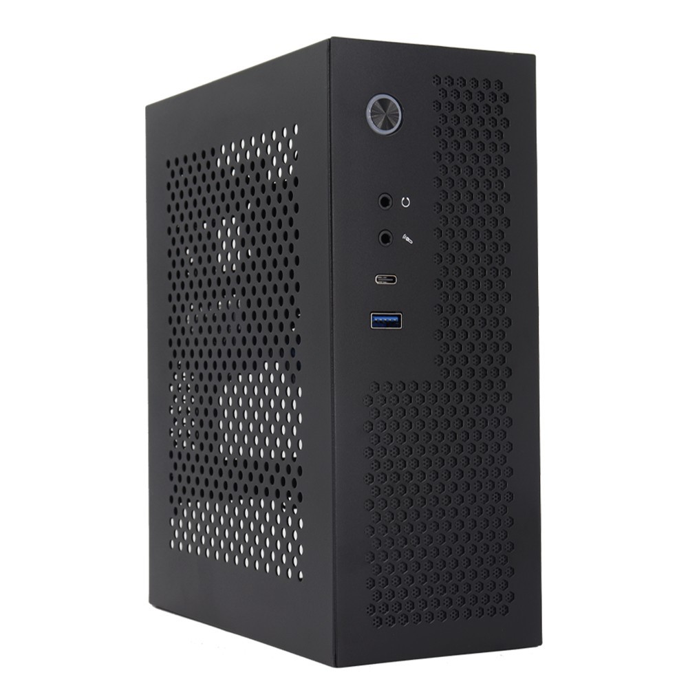 HTPC Mini ITX PC Case Small Portable Chassis with Handle Support Small 1U PUS