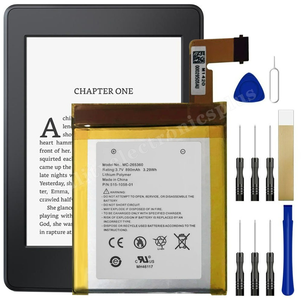 For Amazon Kindle 4th Generation D01100 MC-265360 S2011-001-S 515-1058-01Battery