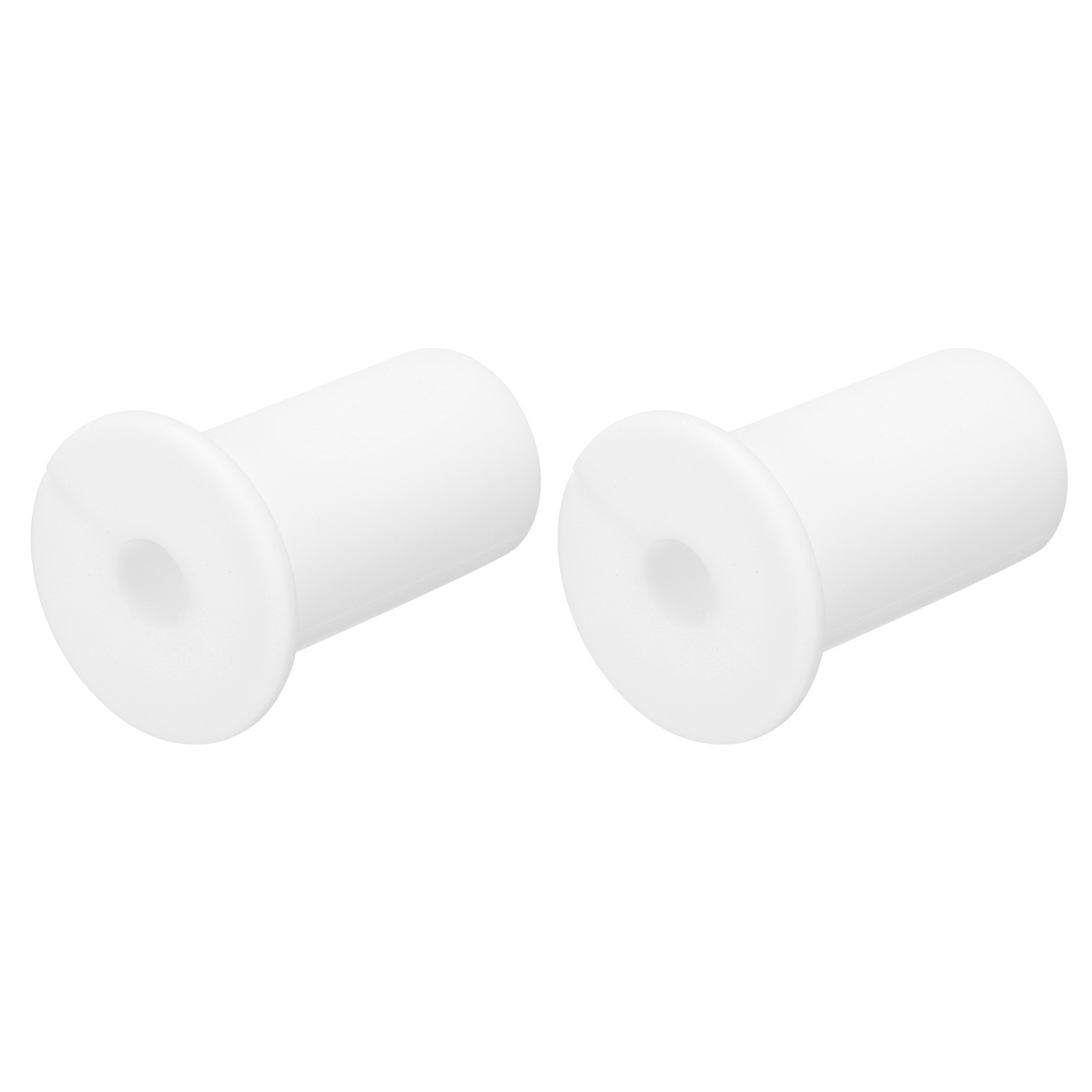2Pcs Wall Grommets for Cables 3/4 Inch Cable with 7mm Hole Silicone White