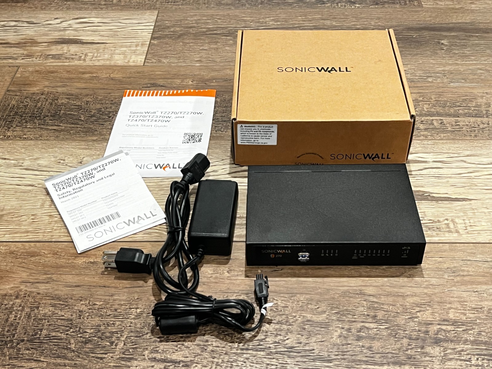 SONICWALL TZ270 Network Security Base Appliance Only (02-SSC-2821) - Open Box