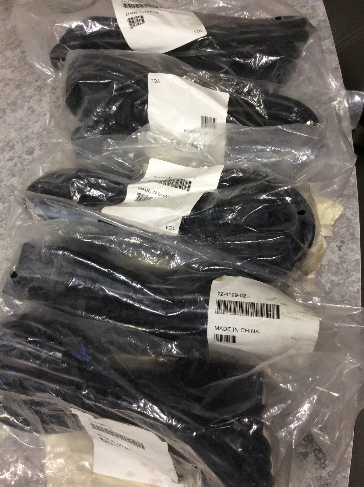 Lot of 5 New Cisco 72-4129-02 Jumper 16a 250V AC 9.0 feet Power extension