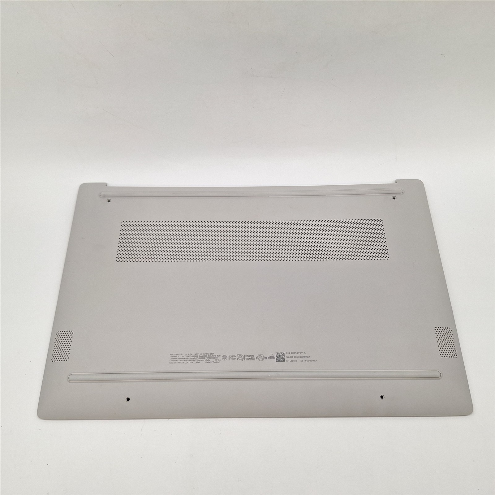 HP 15.6" Laptop LCD Back Cover Top Rear Lid Natural Silver 15-fc 15-fc0099nr