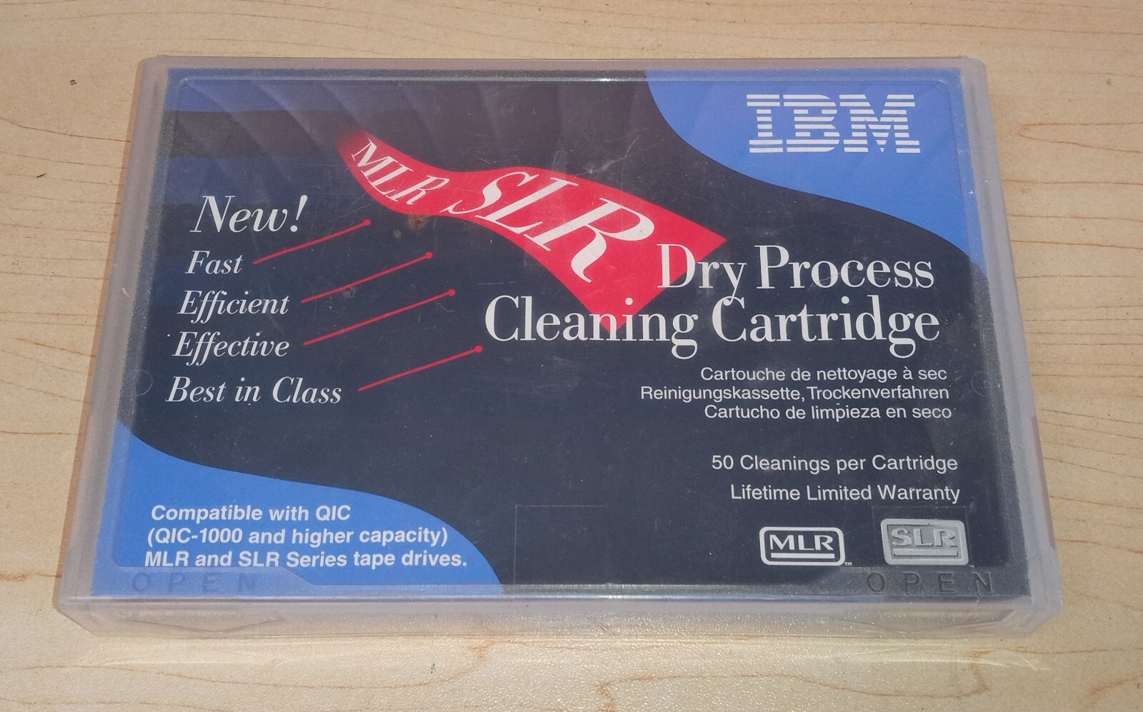 IBM MLR SLR Dry Process Cleaning Cartridge - Used, great condition.