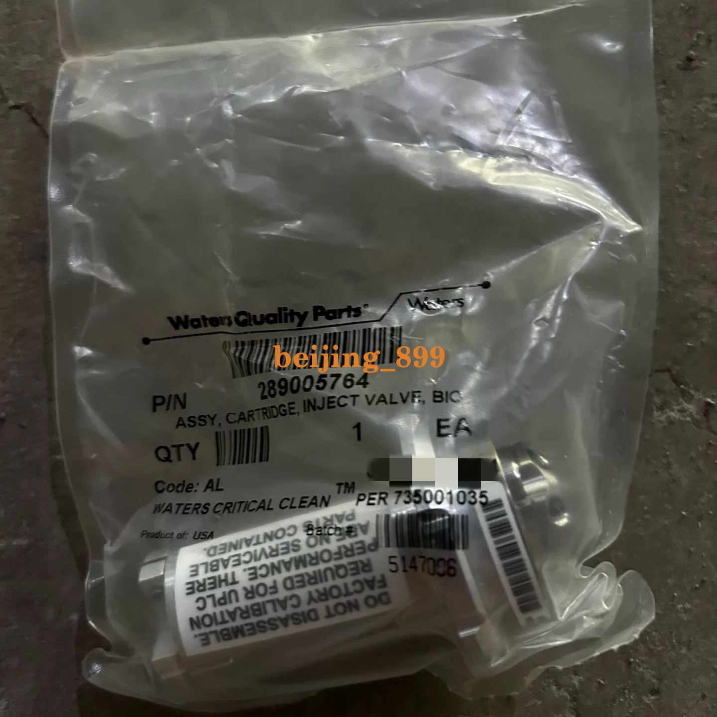 1PC Brand New Waters 289005764 Injection Valve Fast transportation