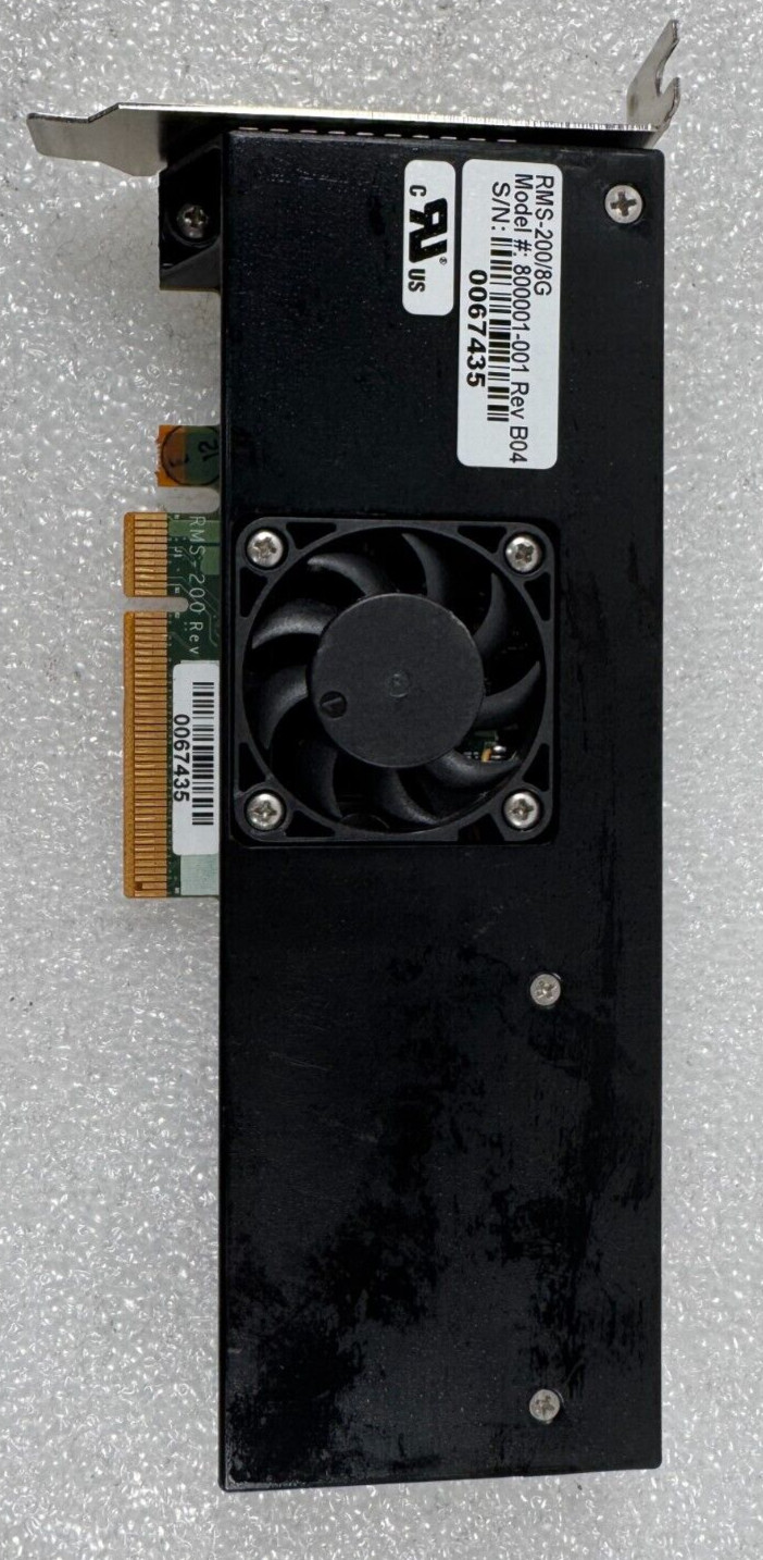 RADIAN RMS-200/8G PCIe NVRAM ACCELERATOR CARD 800001-001 REV B04