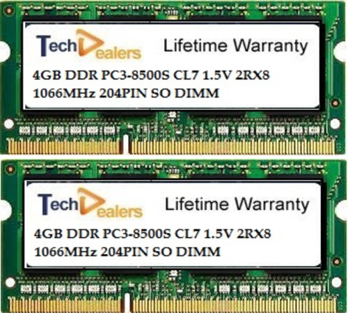 8GB (2X4GB) MEMORY FOR LENOVO THINKPAD T400 2764 2765 2766 2767 2768 2769 2773