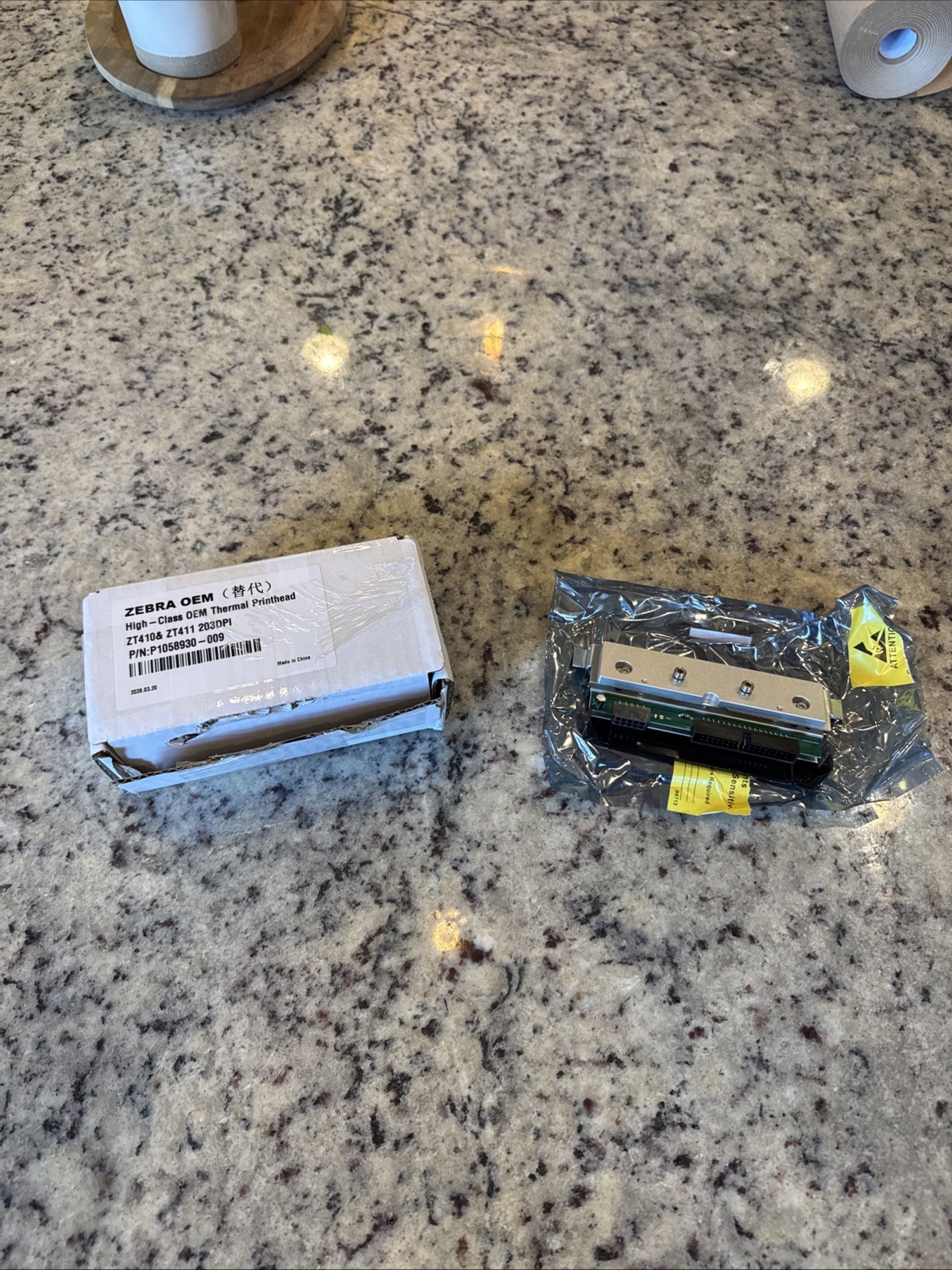 Thermal Printhead for Zebra ZT410 Label Printer 203dpi - PN: P1058930-009