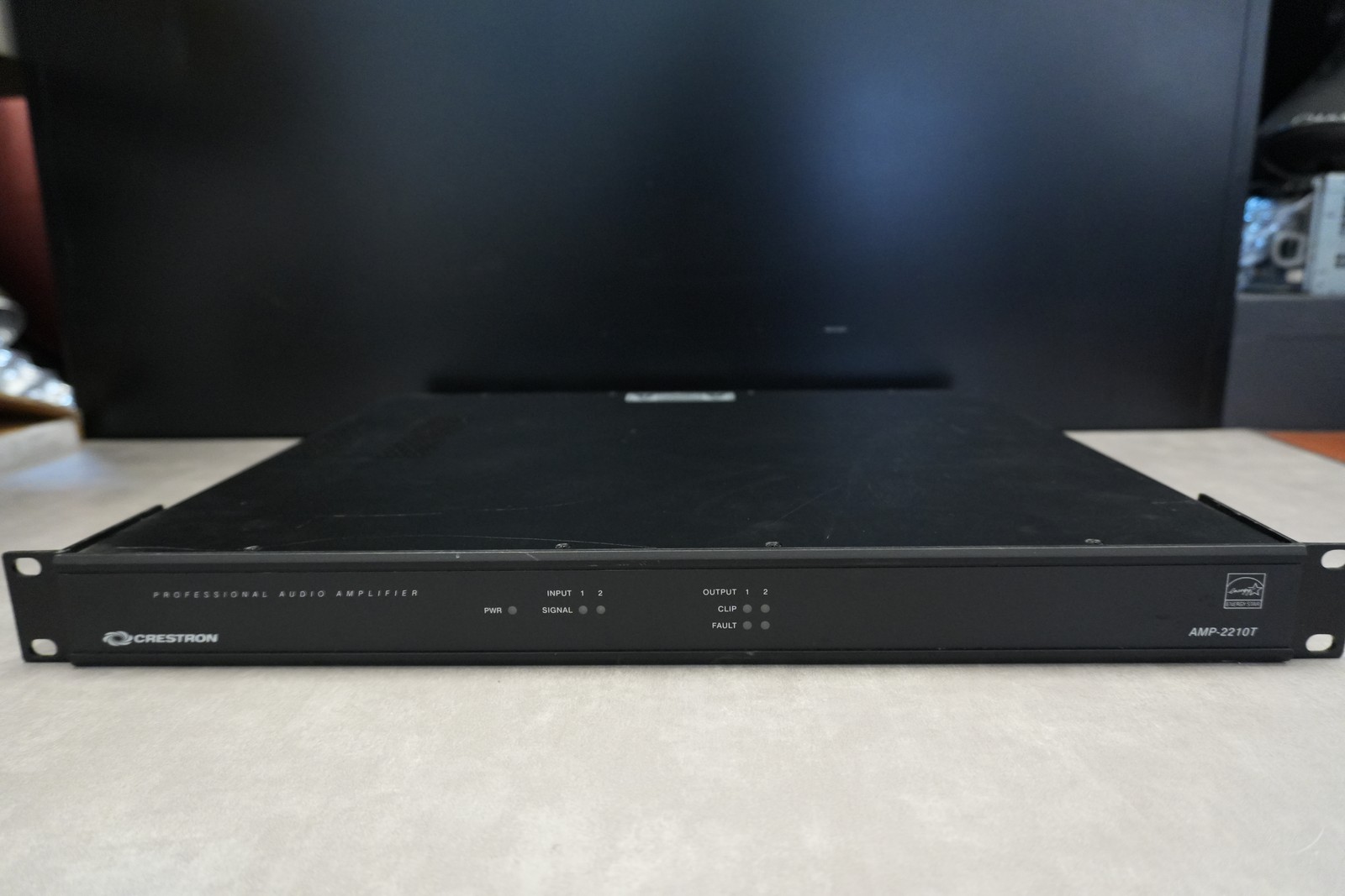 Crestron AMP-2210T Professional Audio Amplifier 2Ch 210W 70V 100V Tested