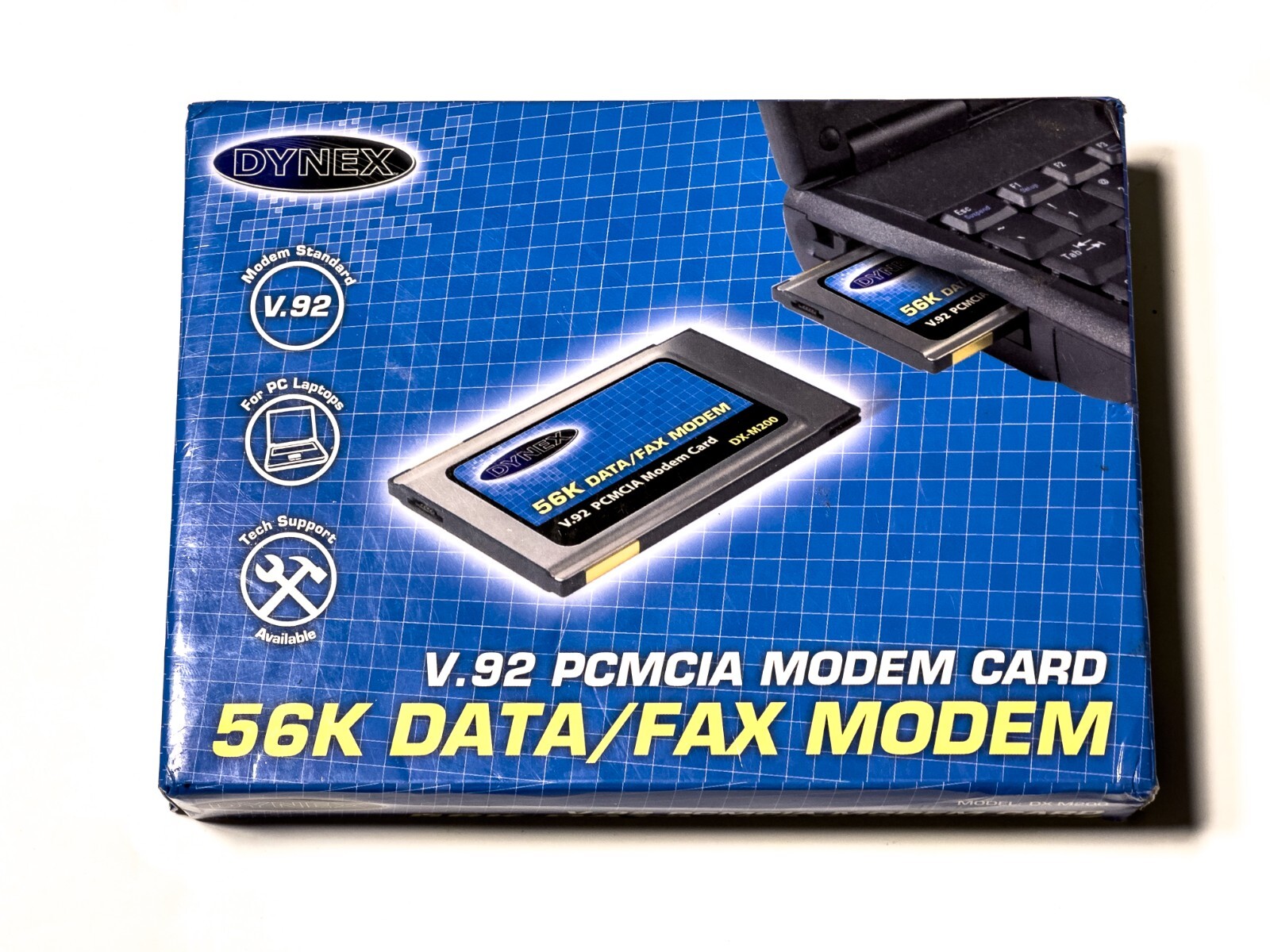 DXM200 56K Voice Fax Data PCMCIA V.92 Modem PC Card for Windows 98 NT 2000 ME XP