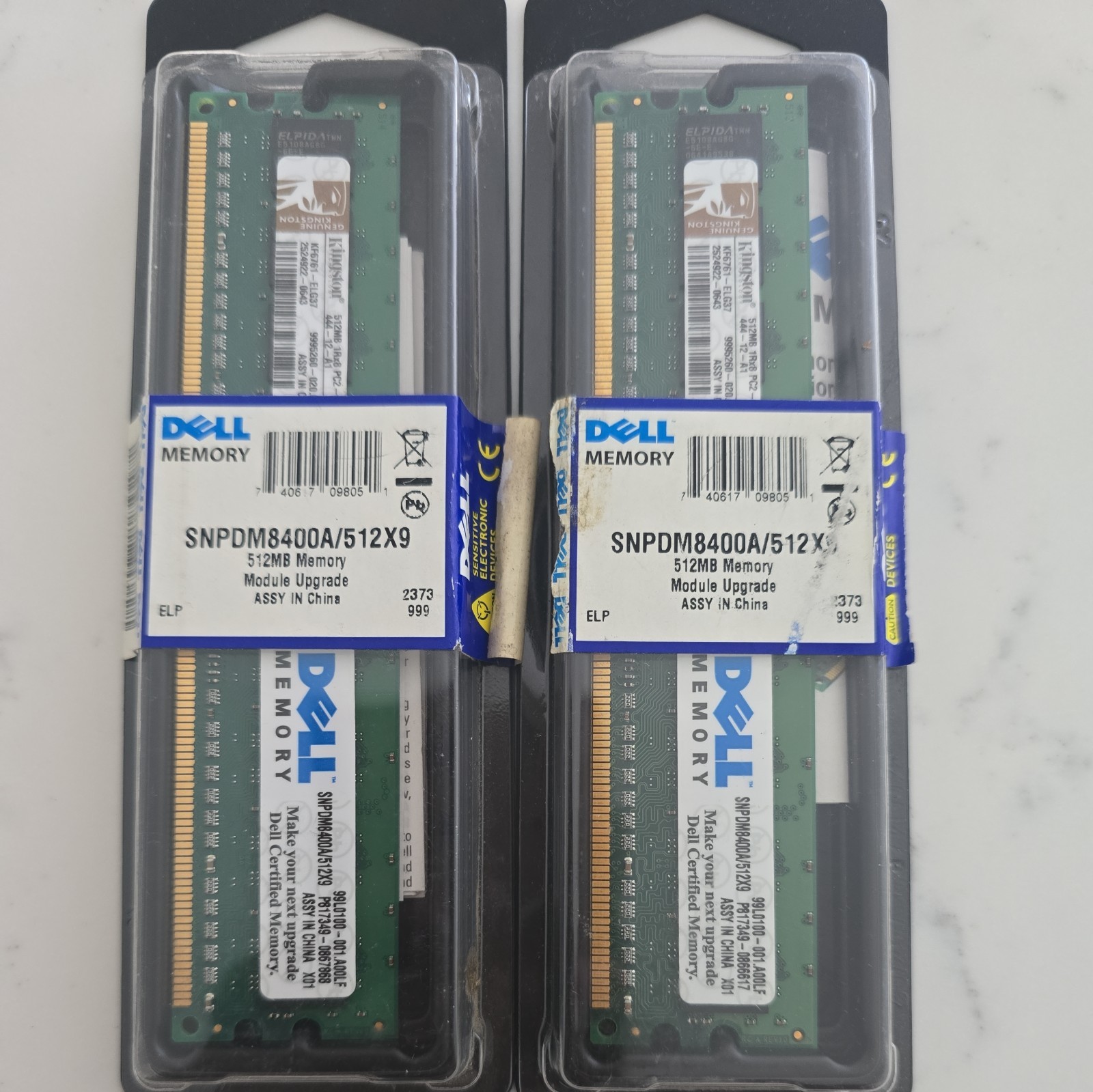 Kingston 512MB KF6761-ELG37 DDR2 PC2-4200 533MHz Desktop RAM Memory