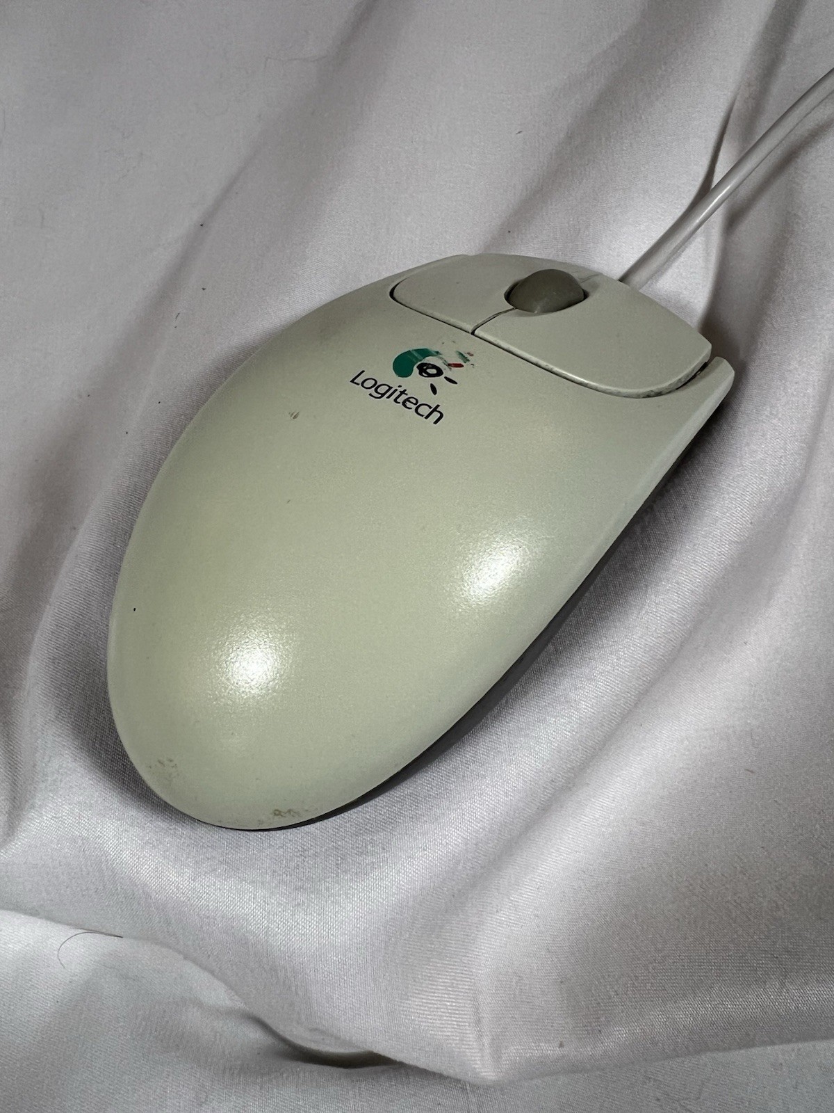 Logitech M-BJ58 Vintage Translucent Optical USB 2-Button Mouse w/ Scroll Wheel