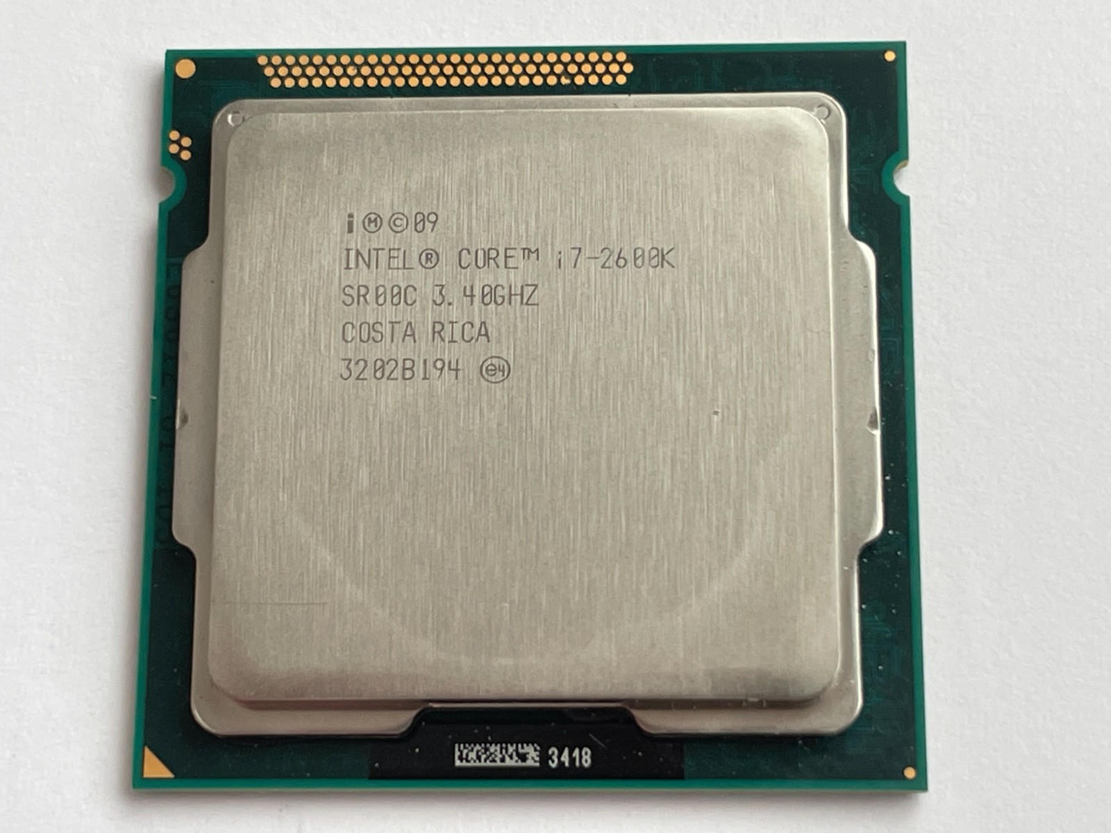 Intel SR00C Core i7-2600K 3.40GHz 8M Quad-Core Socket 1155 CPU Processor LGA1155