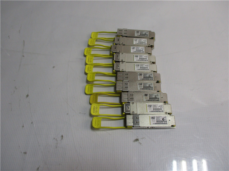 Cisco WSP Q40GLR4L Transceiver Module 40G Fiber Lot of 10
