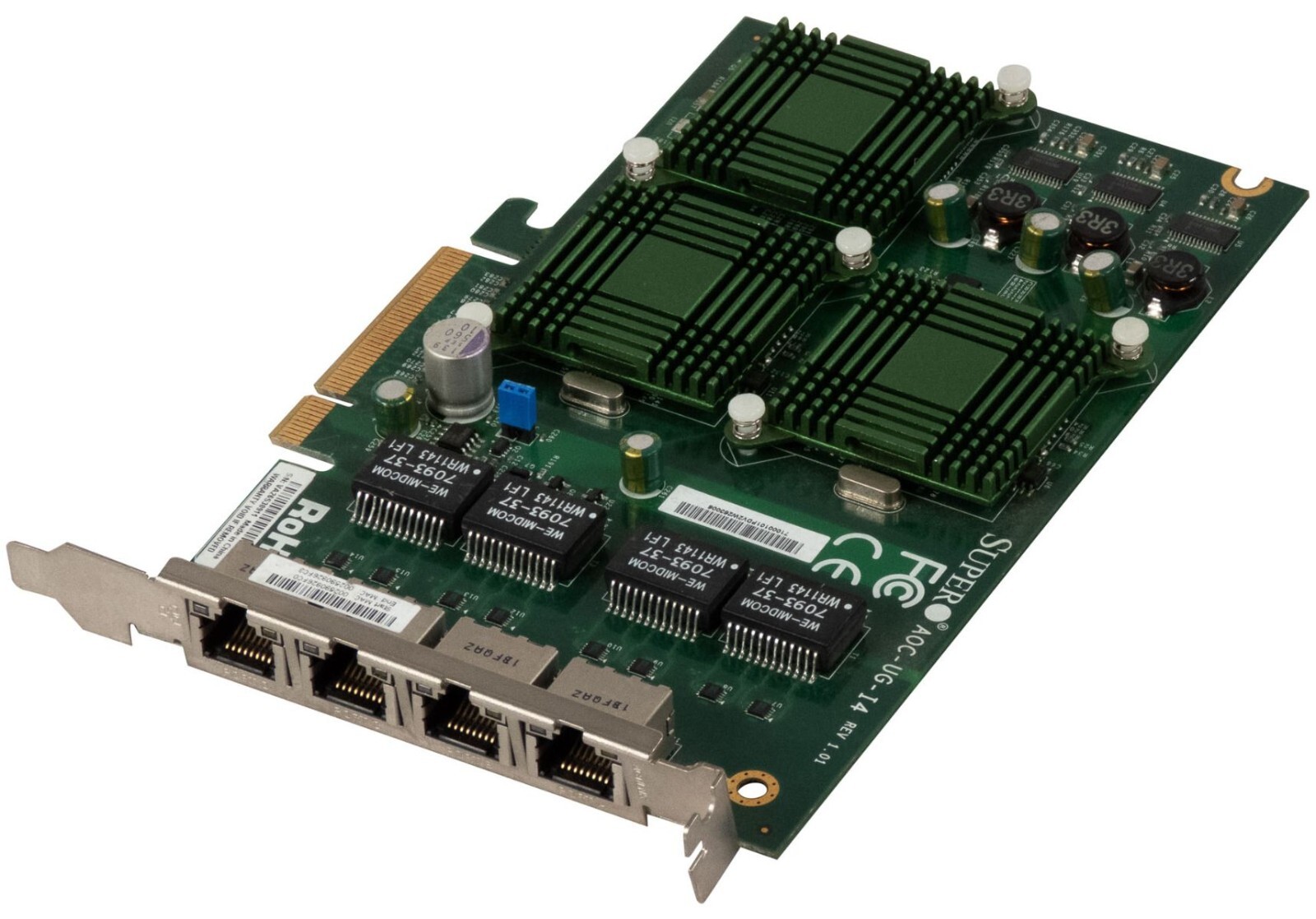 SUPERMICRO AOC-UG-i4 4-PORT GIGABIT PCIe x8 NETWORK CARD