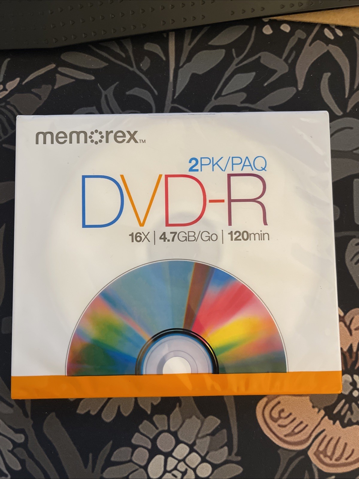 Memorex 2 PACK DVD-R  Recordable Discs 16X 4.7GB 120Min - New Sealed