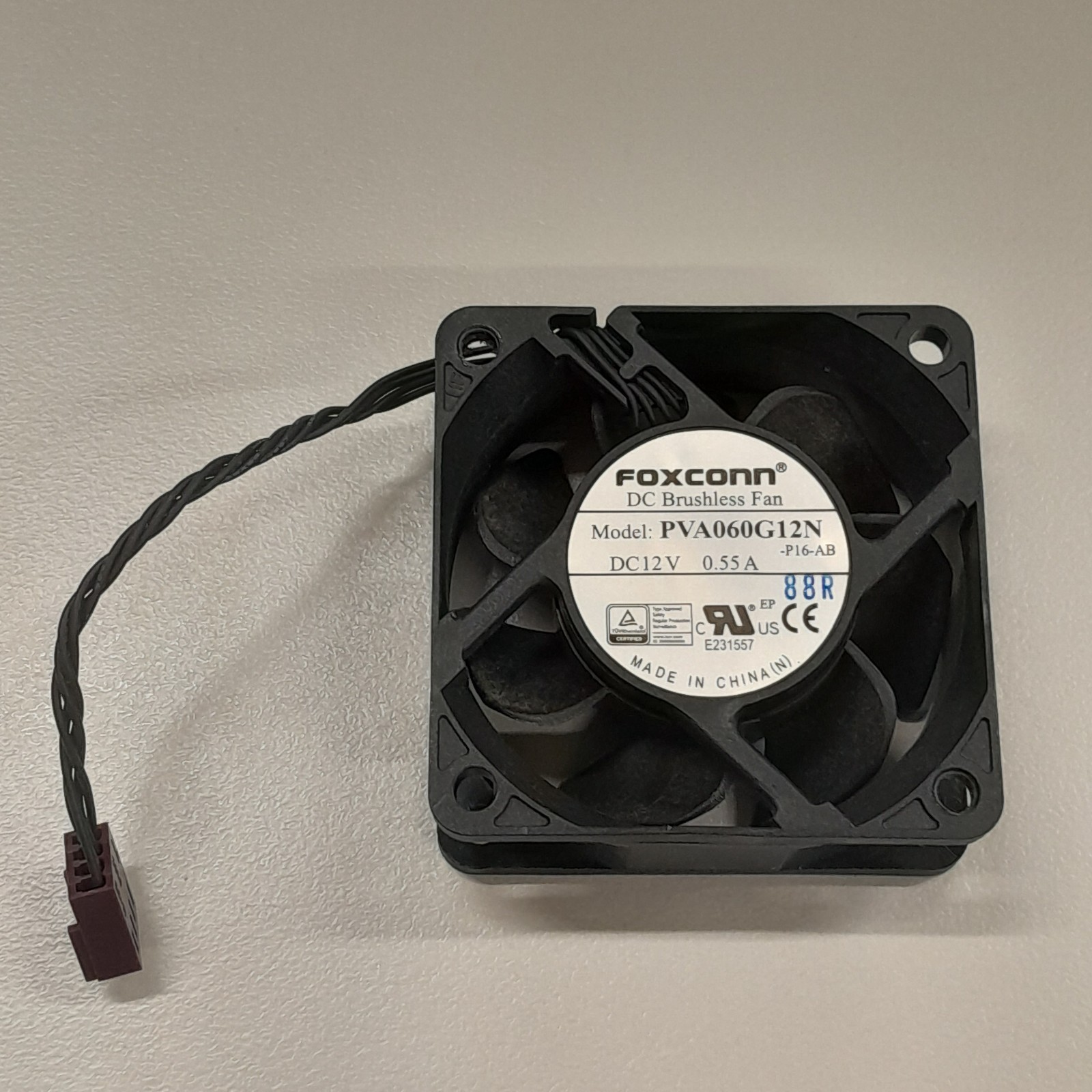 OEM HP Z440 Z240 Z230 Rear Fan DC12V 4-pin  FOXCONN PVA060G12N-16-AB 834547-001