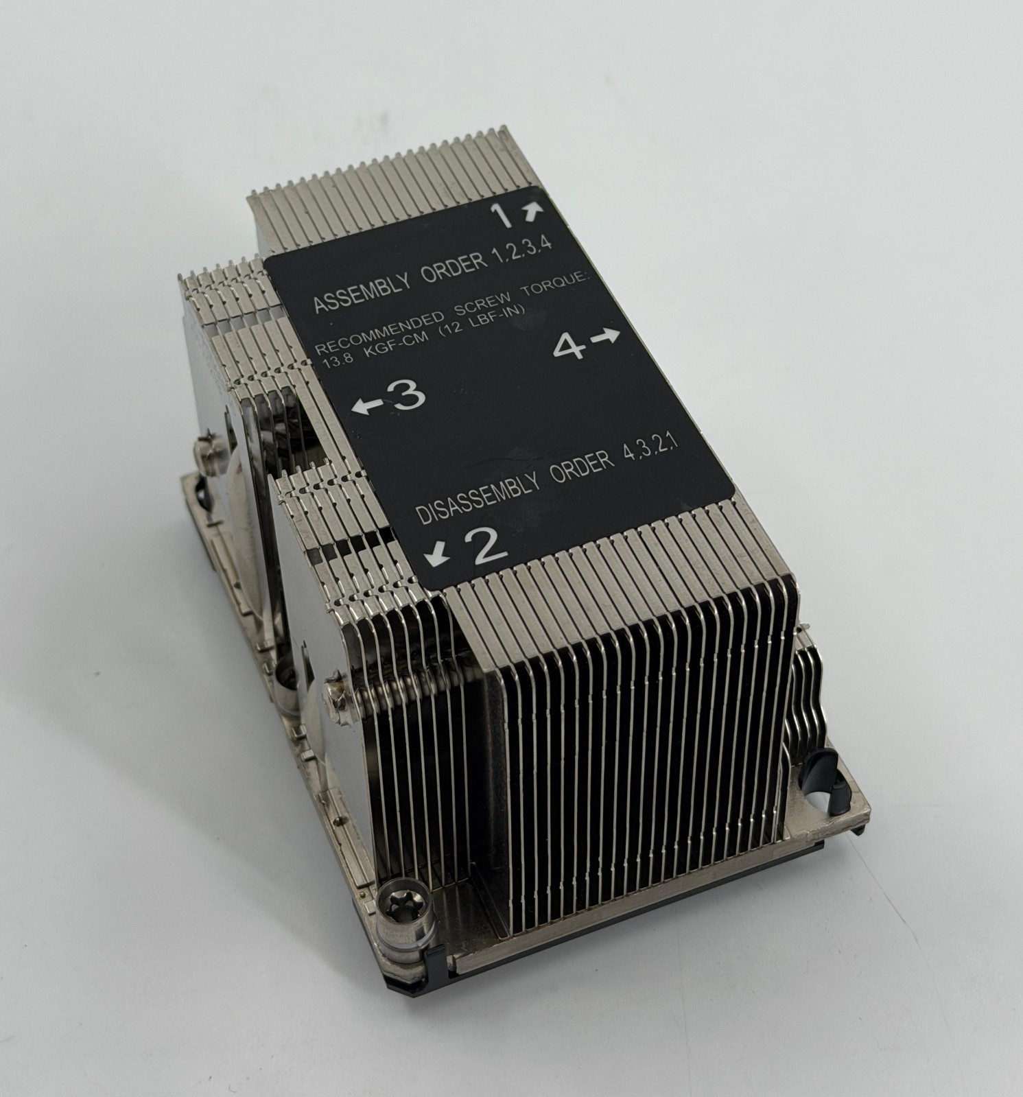 SuperMicro SNK-P0068PSC 2U LGA-3647 Passive CPU Cooling Heatsink