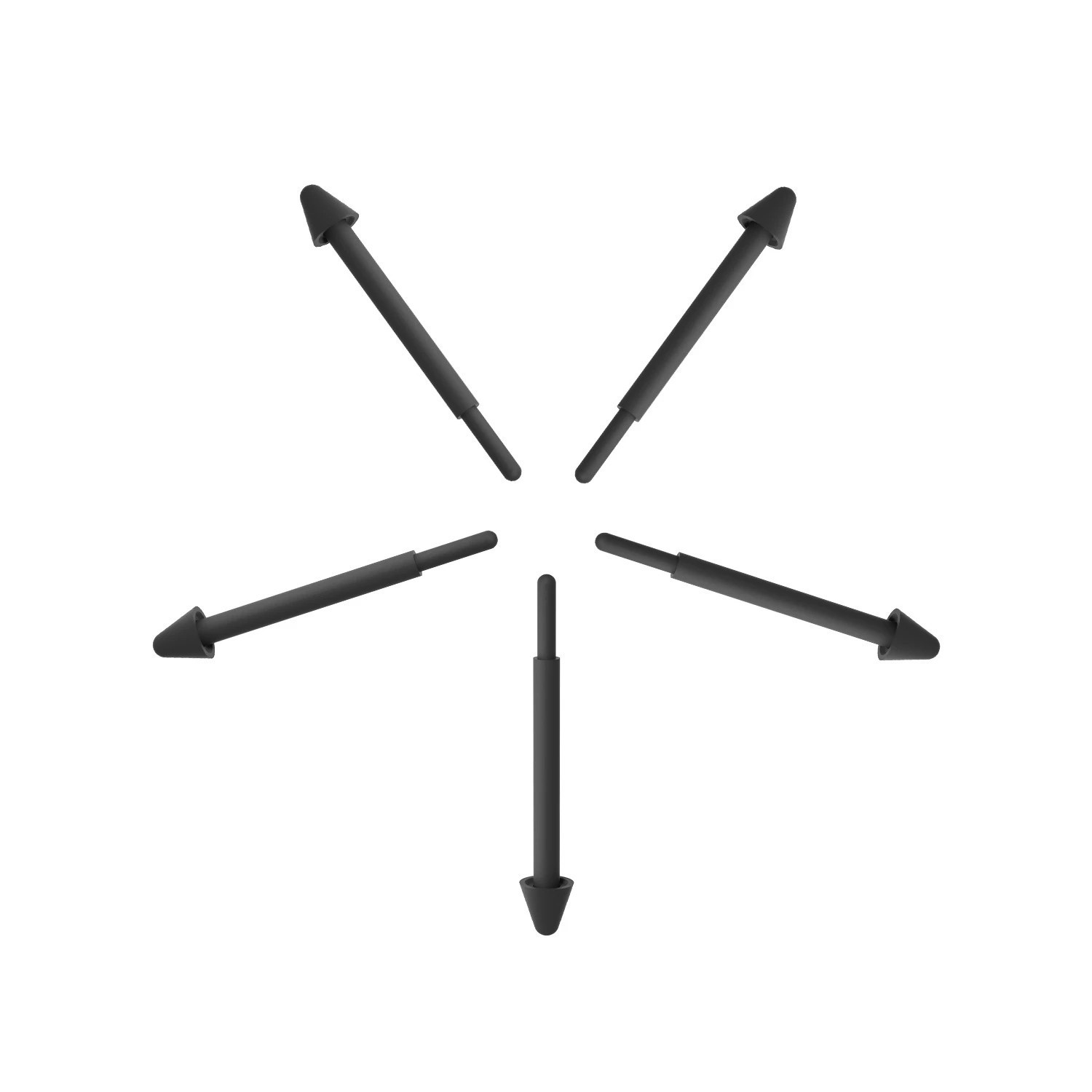 Huion Replacement Pen Nibs PT01-5 for Kamvas Slate 10 stylus HS200